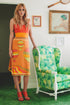 Ebony "Summer Sky" Silk Scarf Dress